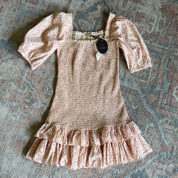 🆕ByTiMo Smocked Poplin Dress in Iris - Picture 3 of 9